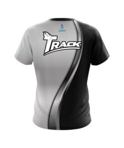 Alternative view of Track Black And Silver Helix CoolWick Bowling Jersey