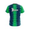 Track Blue And Green Tie Dye CoolWick Bowling Jersey - Image 2