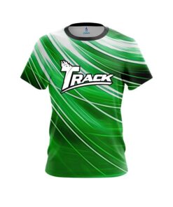 Track Deep Green Stripes CoolWick Bowling Jersey