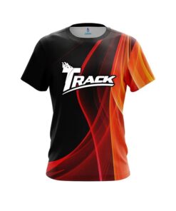Track Deep Orange Curve CoolWick Bowling Jersey