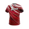 Track Deep Red Stripes CoolWick Bowling Jersey - Image 2