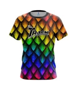Track Colorful Dragon Scales CoolWick Bowling Jersey