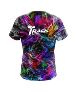 Alternative view of Track Liquid Hypno Swirl CoolWick Bowling Jersey