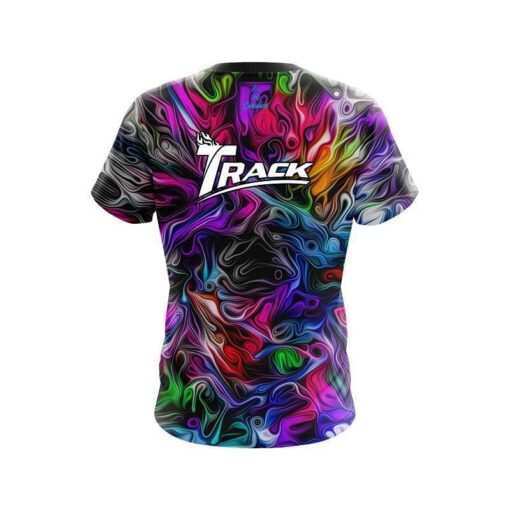 Track Liquid Hypno Swirl CoolWick Bowling Jersey - Image 2
