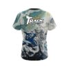 Track Marbleized Ripple Pattern CoolWick Bowling Jersey - Image 2