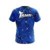 Track Psychedelic Blue Flow CoolWick Bowling Jersey - Image 2