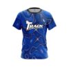 Track Psychedelic Blue Flow CoolWick Bowling Jersey