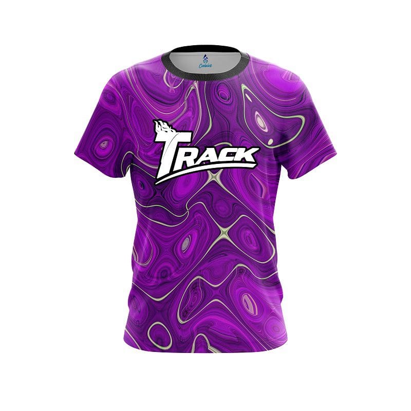Track Psychedelic Purple Flow CoolWick Bowling Jersey