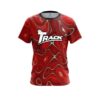 Track Psychedelic Red Flow CoolWick Bowling Jersey