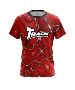 Track Psychedelic Red Flow CoolWick Bowling Jersey