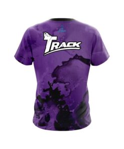 Alternative view of Track Purple Graffiti Grunge CoolWick Bowling Jersey