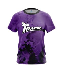 Track Purple Graffiti Grunge CoolWick Bowling Jersey