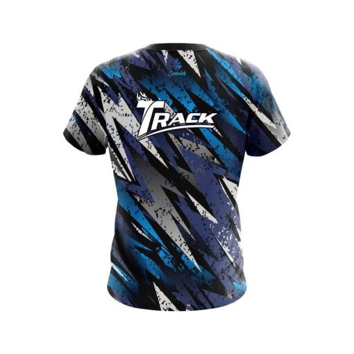 Track Retro Zig Zag CoolWick Bowling Jersey - Image 2