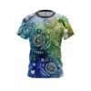 Plain Watercolor Floral Art CoolWick Bowling Jersey