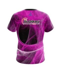 Alternative view of 900 Global Energy Swirls Pink CoolWick Bowling Jersey