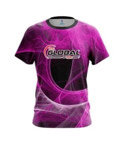 900 Global Energy Swirls Pink CoolWick Bowling Jersey