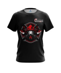 900 Global Firefighter Gas Mask CoolWick Bowling Jersey