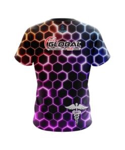 Alternative view of 900 Global Medical Snake Hex CoolWick Bowling Jersey