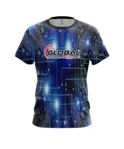 900 Global Motherboard Blue CoolWick Bowling Jersey