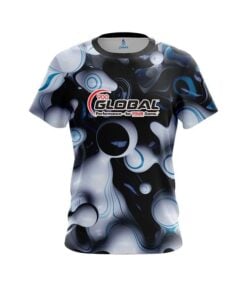 900 Global Paint Swirl Blob CoolWick Bowling Jersey