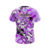 900 Global Purple And White Liquid Canvas CoolWick Bowling Jersey - Image 2