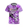 900 Global Purple And White Liquid Canvas CoolWick Bowling Jersey