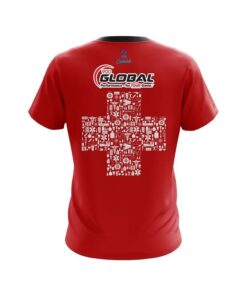 Alternative view of 900 Global Rescue Red Cross CoolWick Bowling Jersey