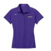 900 Global Purple Nike Ladies Coolwick Embroidery Dri-Fit Sport Swoosh Pique Polo