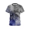 Plain Blue And Grey Canvas CoolWick Bowling Jersey