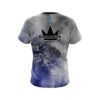 Brunswick Blue And Grey Canvas CoolWick Bowling Jersey - Image 2