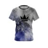 Brunswick Blue And Grey Canvas CoolWick Bowling Jersey