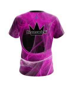 Alternative view of Brunswick Energy Swirls Pink CoolWick Bowling Jersey