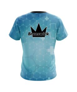 Alternative view of Brunswick Medical Molecules CoolWick Bowling Jersey