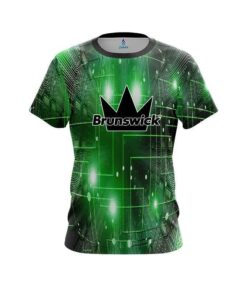 Brunswick Motherboard Lime CoolWick Bowling Jersey