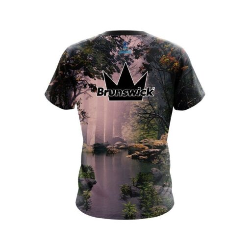 Brunswick Mystical Forest CoolWick Bowling Jersey - Image 2