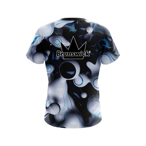 Brunswick Paint Swirl Blob CoolWick Bowling Jersey - Image 2