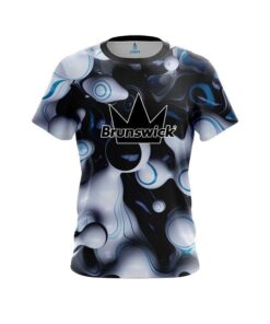 Brunswick Paint Swirl Blob CoolWick Bowling Jersey