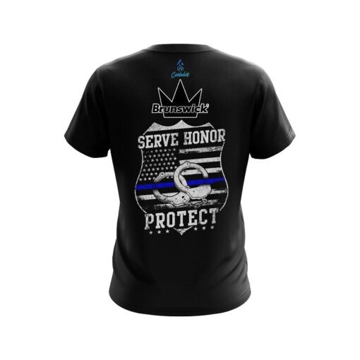 Brunswick Police Protect CoolWick Bowling Jersey - Image 2