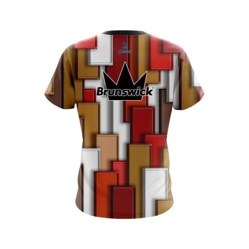 Brunswick Stacker CoolWick Bowling Jersey - Image 2