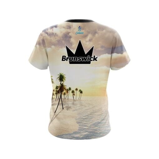 Brunswick Summer Island CoolWick Bowling Jersey - Image 2