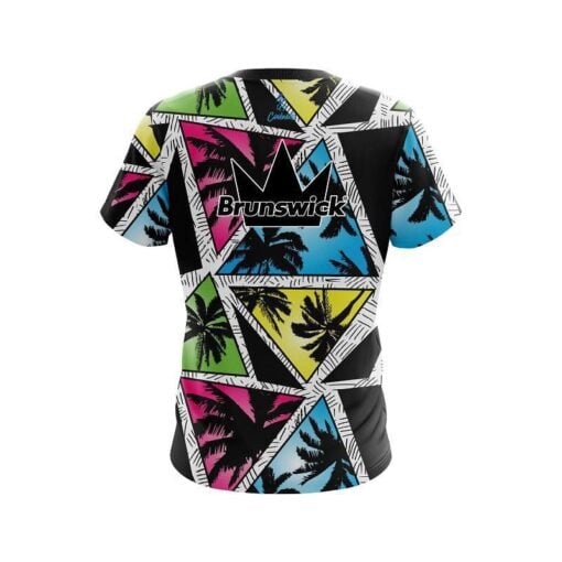 Brunswick Summer Palms CoolWick Bowling Jersey - Image 2