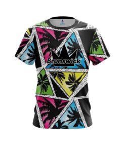 Brunswick Summer Palms CoolWick Bowling Jersey