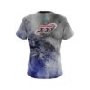 Columbia 300 Blue And Grey Canvas CoolWick Bowling Jersey - Image 2