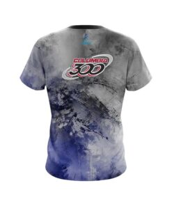 Alternative view of Columbia 300 Blue And Grey Canvas CoolWick Bowling Jersey