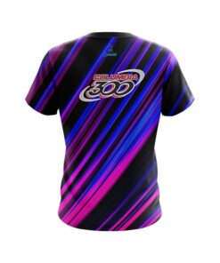 Alternative view of Columbia 300 Blue And Pink Digital Stripe CoolWick Bowling Jersey