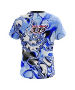 Alternative view of Columbia 300 Blue And White Liquid Canvas CoolWick Bowling Jersey