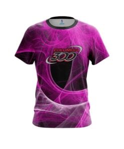 Columbia 300 Energy Swirls Pink CoolWick Bowling Jersey