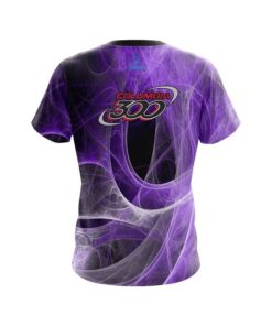 Alternative view of Columbia 300 Energy Swirls Purple CoolWick Bowling Jersey