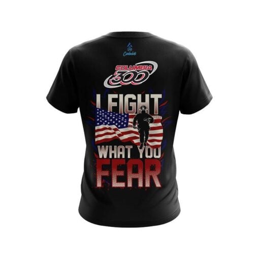 Columbia 300 Brave Fire Fighter CoolWick Bowling Jersey - Image 2