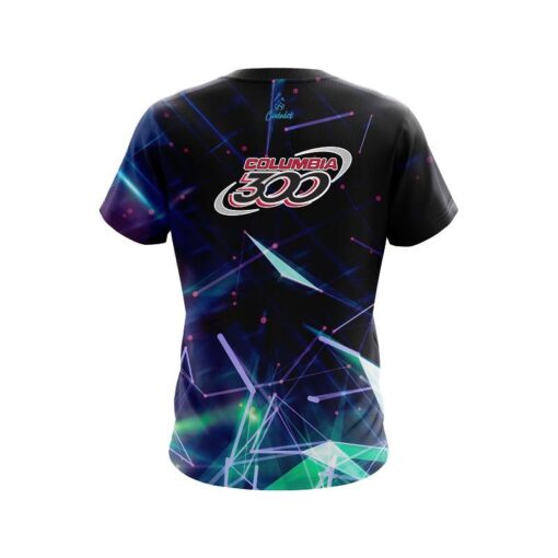 Columbia 300 Gleaming Shapes CoolWick Bowling Jersey - Image 2
